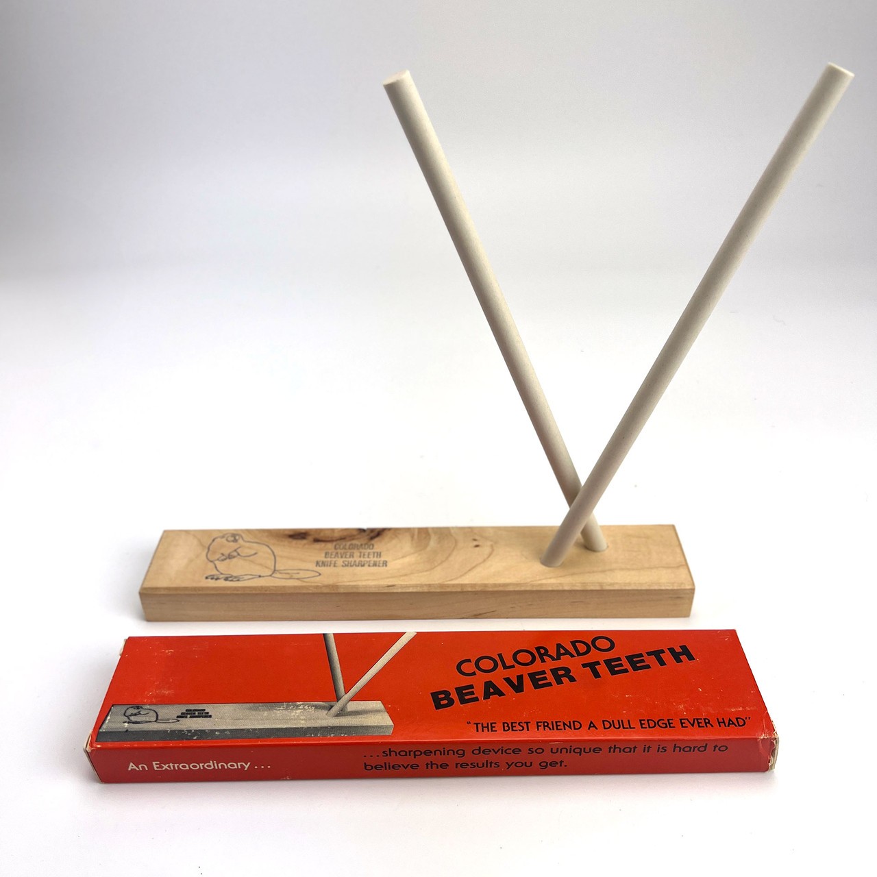 Vintage Colorado Beaver Teeth Knife Sharpening System - NOS