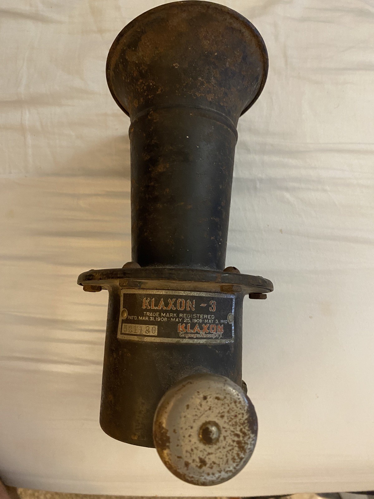 Manual hand klaxon horn great working condition Model T Motorcycles 