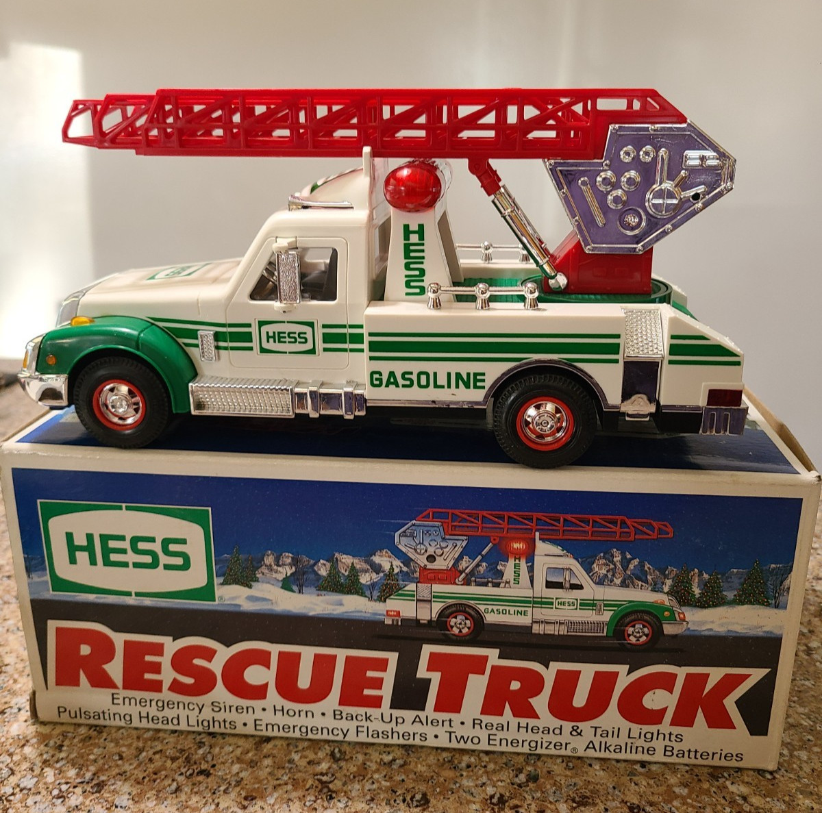 Vintage 1994 HESS Emergency Rescue Collectible Toy Truck - New IN Box - WORKS