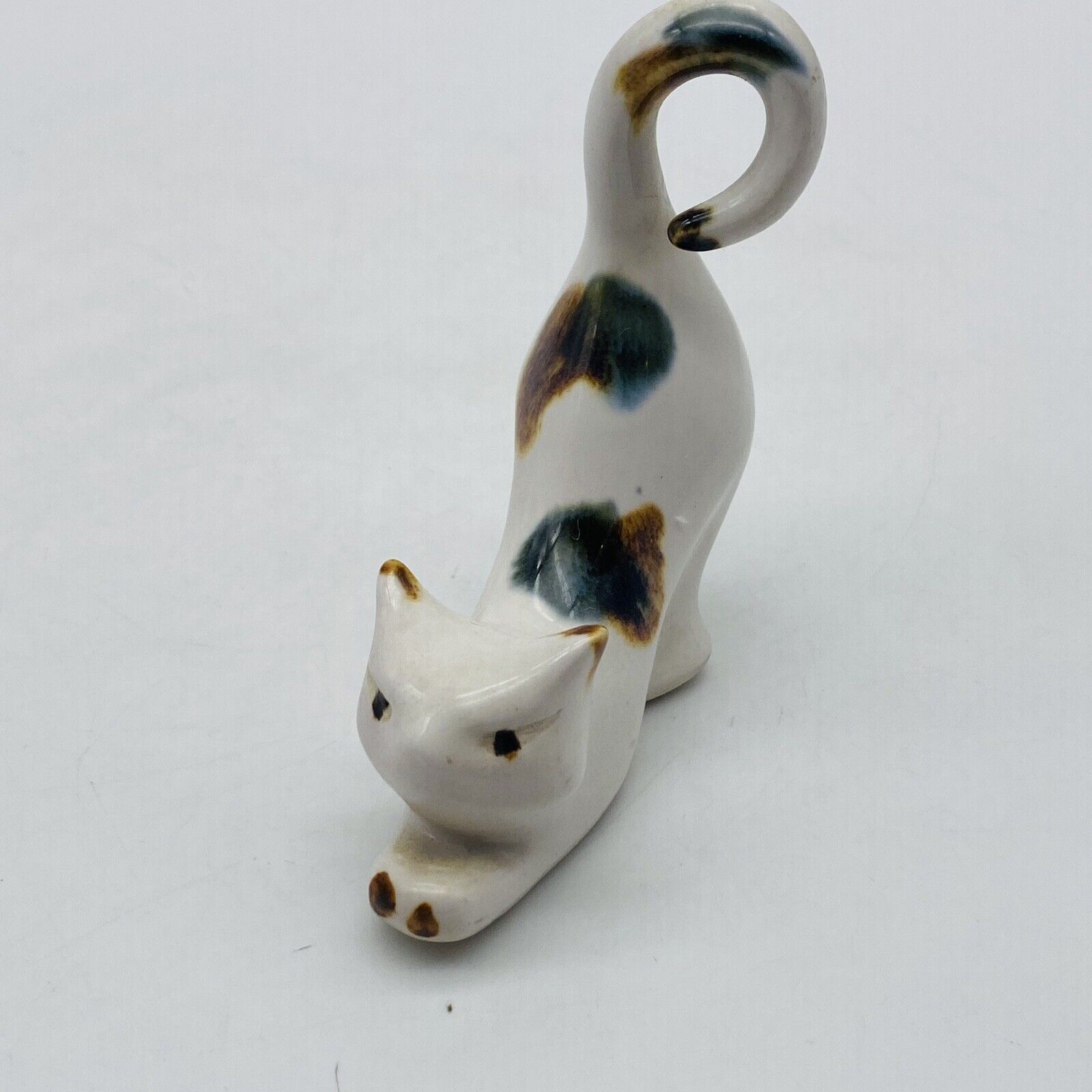 Cute Mitzi Porcelain Cat Figurine Vintage Cat Decor Ceramics