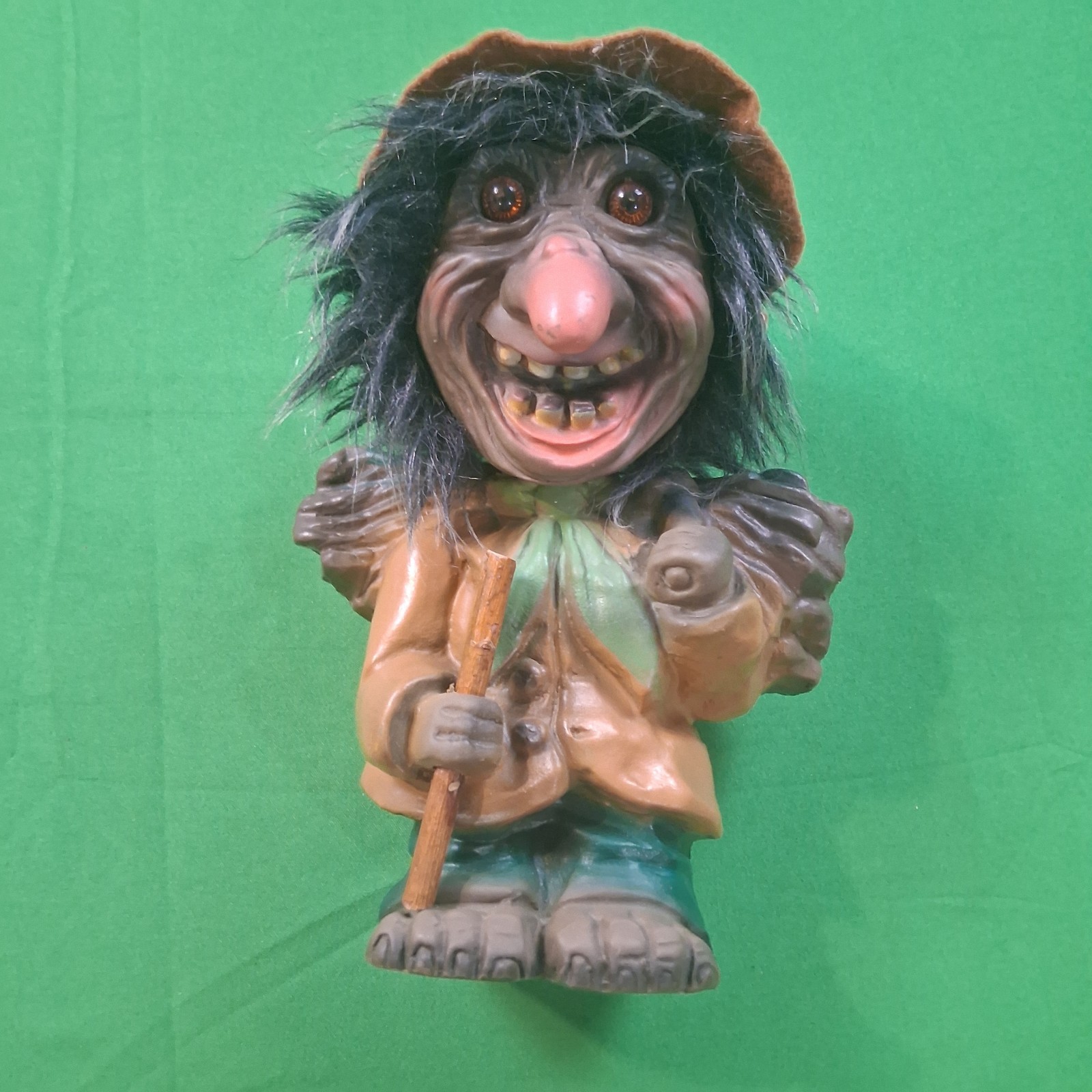 Vintage 1960\'s HEICO West Germany Nodder / Bobblehead Voodoo Joe  Troll (7”)