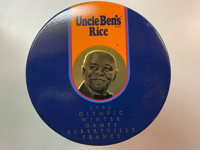 Vintage Limited Edition Tin- Uncle Ben\'s Rice- 1992 Olympic Winter Games- France