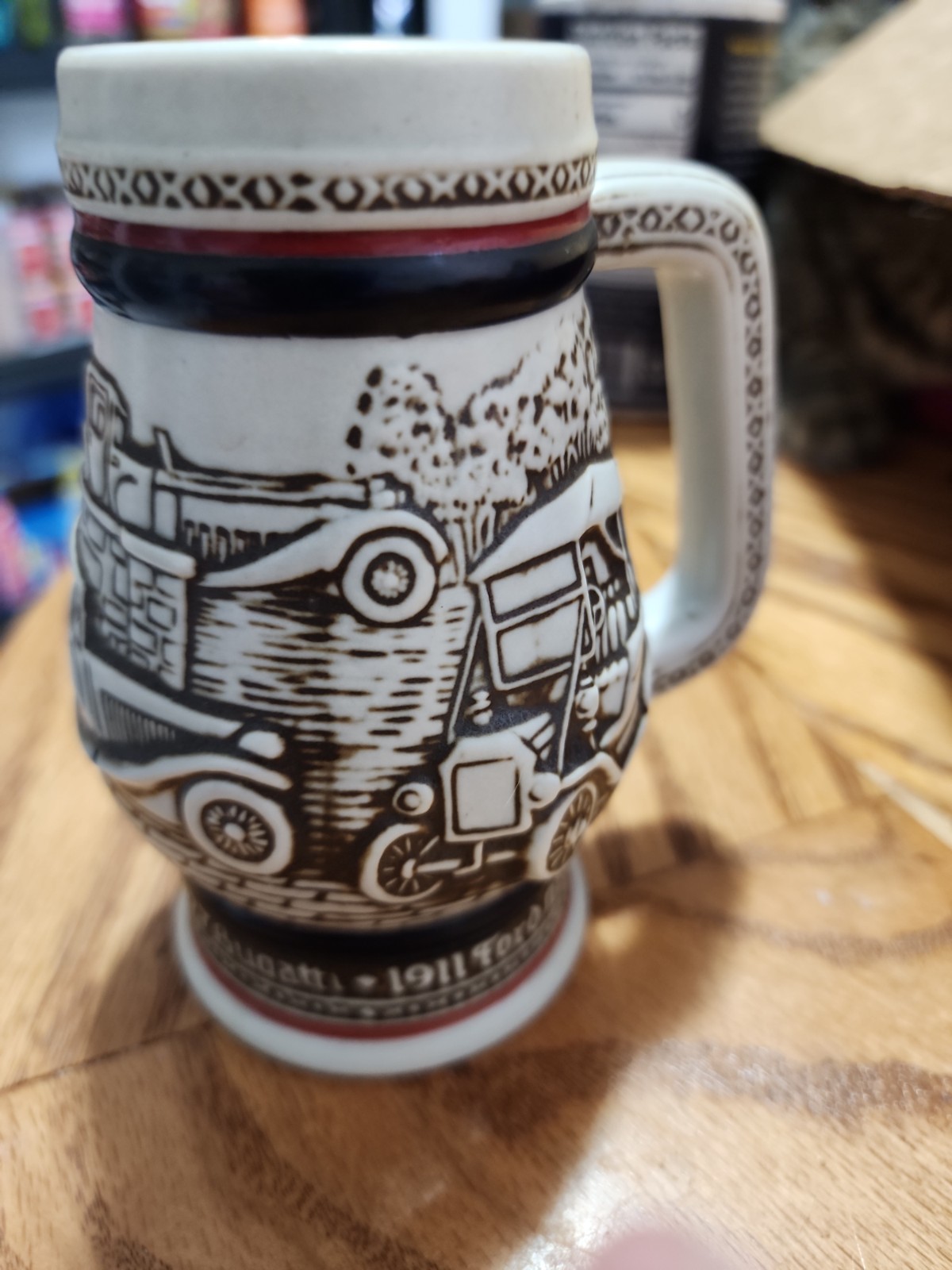 Avon Mini  Stein Car Classics Ceramarte Made In Brazil 1982