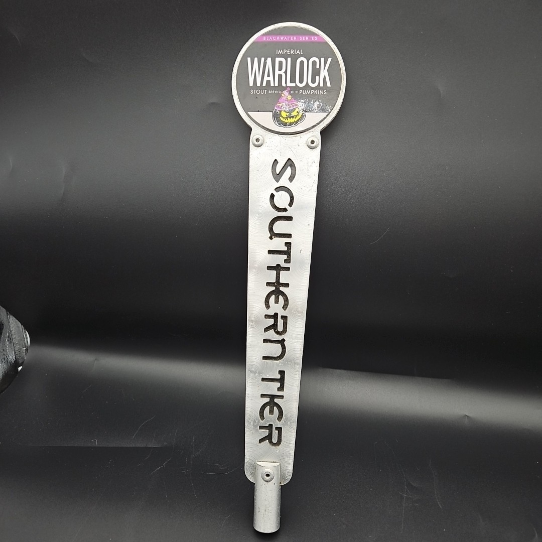 Southern Tier Tap Handle Imperial Warlock Blackwater Series Pumpkin Halloween 