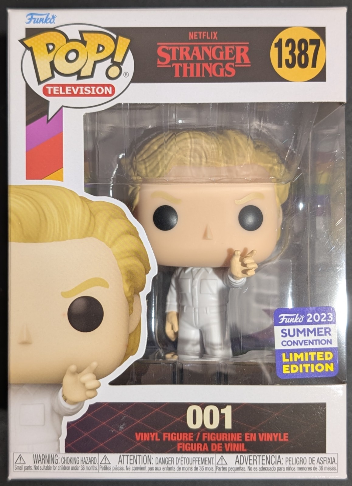 Funko Pop 001 #1387 - 2023 Summer Convention SDCC Exclusive - Stranger Things Funko Pop 001 #1387 - 2023 Summer Convention SDCC Exclusive - Stranger Things