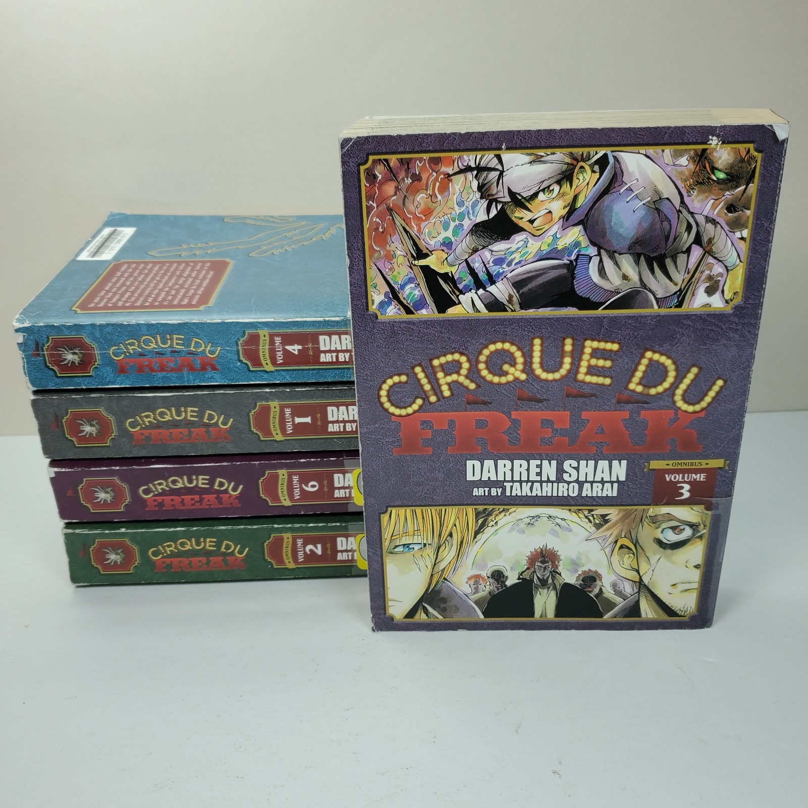 Cirque Du Freak Darren Shan Manga English PB Lot 1 2 3 4 6 Set