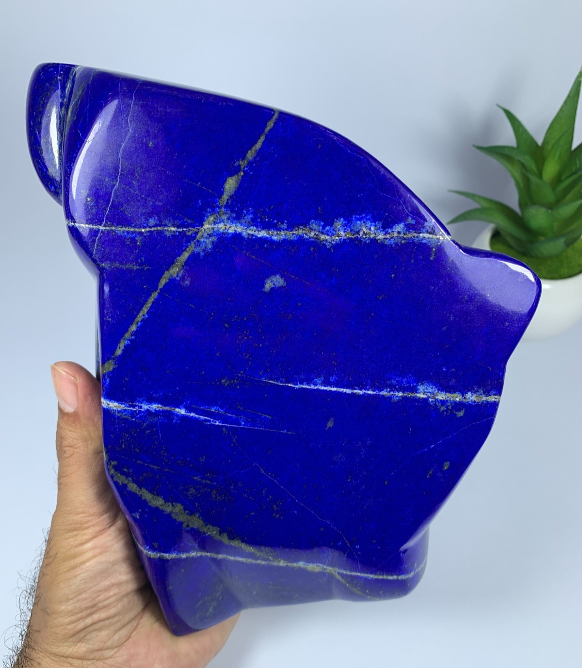Beautiful Lapis Lazuli Freeform Polished Stone | Healing Crystal Rough - 5.29LB
