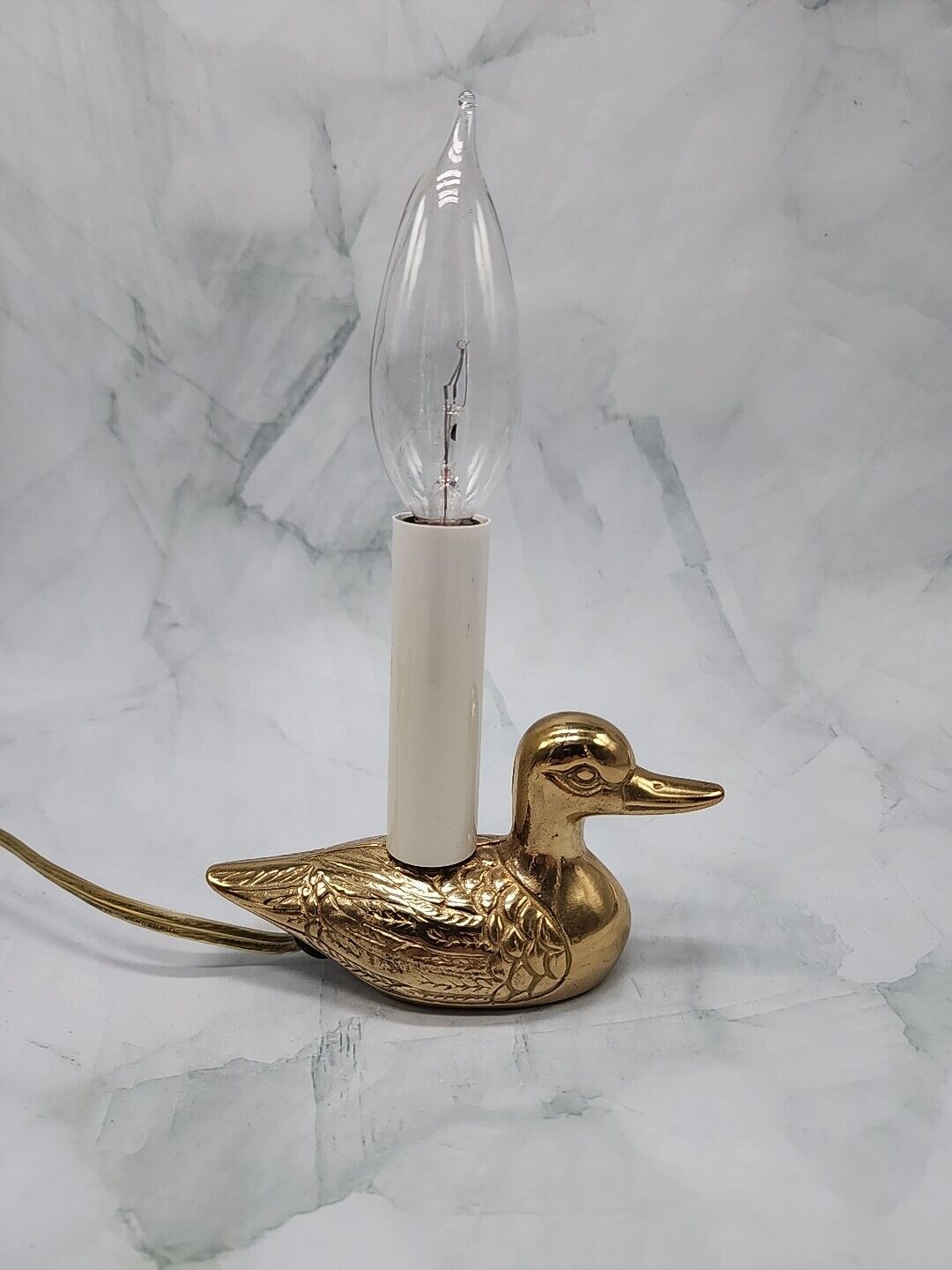 Mini Brass Duck Lamp