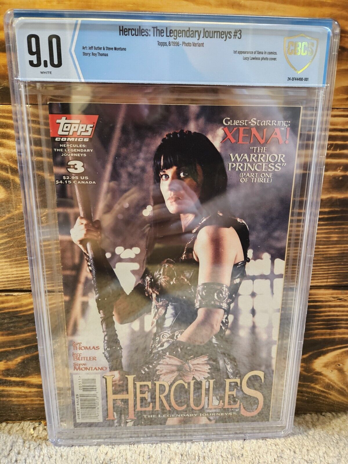 HERCULES: THE LEGENDARY JOURNEYS #3 CBCS 9.0 First Appearance Of Xena WP 1996