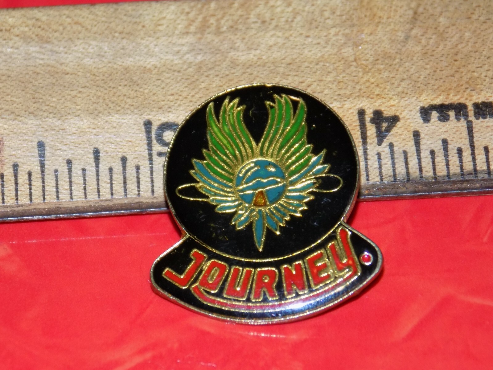 VINTAGE JOURNEY LOGO METAL HAT/LAPEL/JACKET PIN, NEW OLD STOCK VINTAGE JOURNEY LOGO METAL HAT/LAPEL/JACKET PIN, NEW OLD STOCK