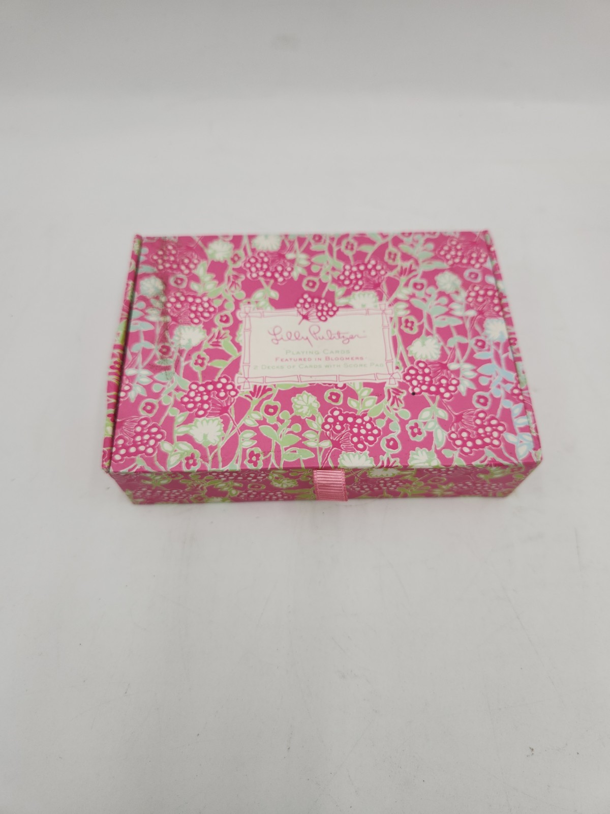 LILLY PULITZER PLAYING CARDS - 2  DECKS W/SCORE PAD - NEW IN BOX