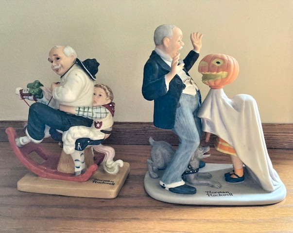 Norman Rockwell Porcelain figurines by The Danbury Mint