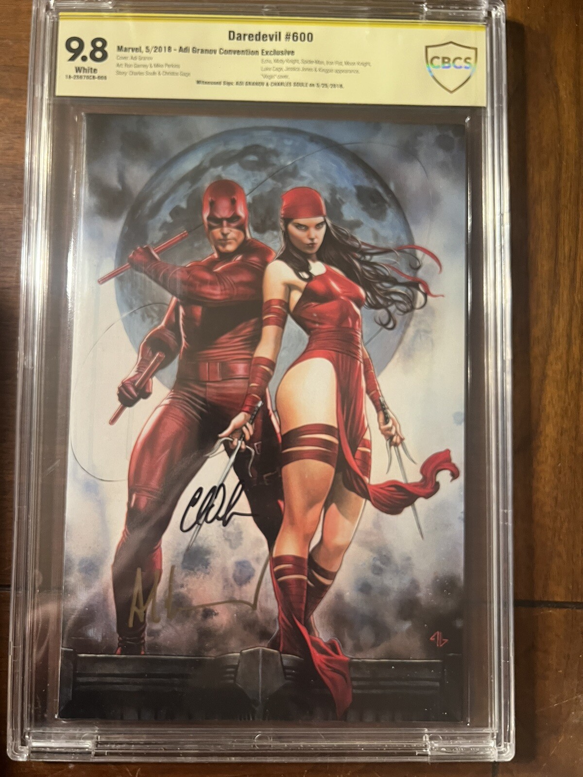 DAREDEVIL #600 5/18 CBCS 9.8 GRANOV CONVENTION EXCLUSIVE COVER SS GRANOV & SOULE