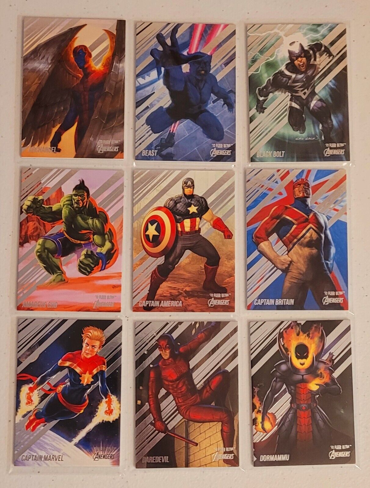 2022 Upper Deck Marvel Fleer Avengers BASE CARDS (Pick To Finish Your Set) 1-90