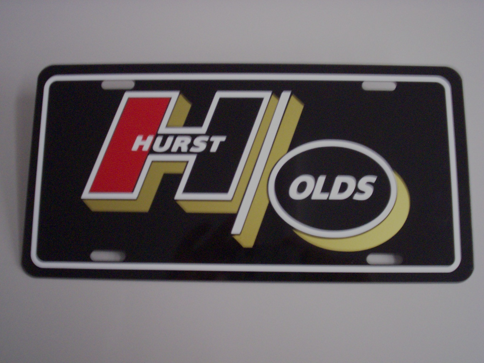 1969 Oldsmobile HURST OLDS license plate tag 1970  1972 1973 1974 1975 Hurst 422
