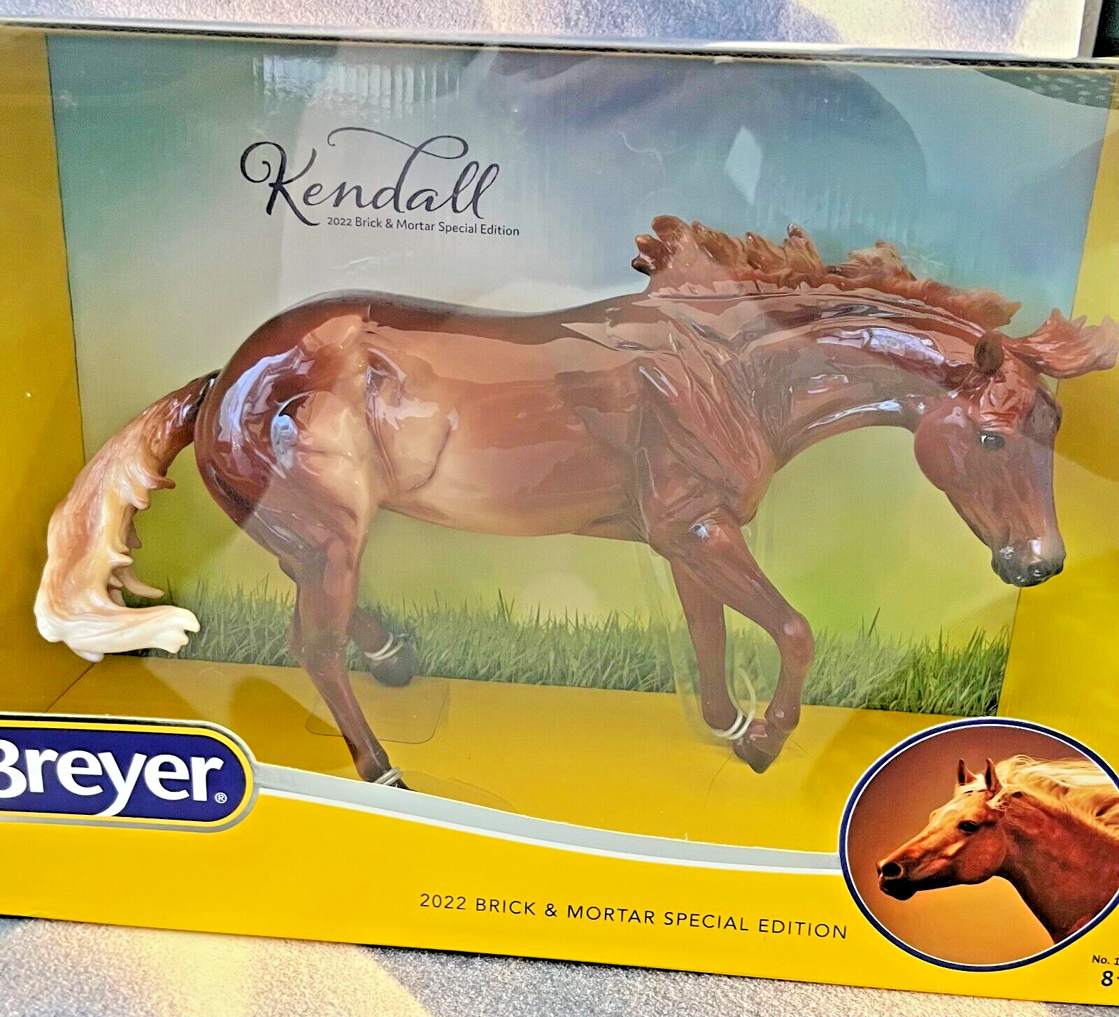 Breyer Tradit’l  KENDALL Glossy Chestnut Sorrel Working Cow Horse. New In Box