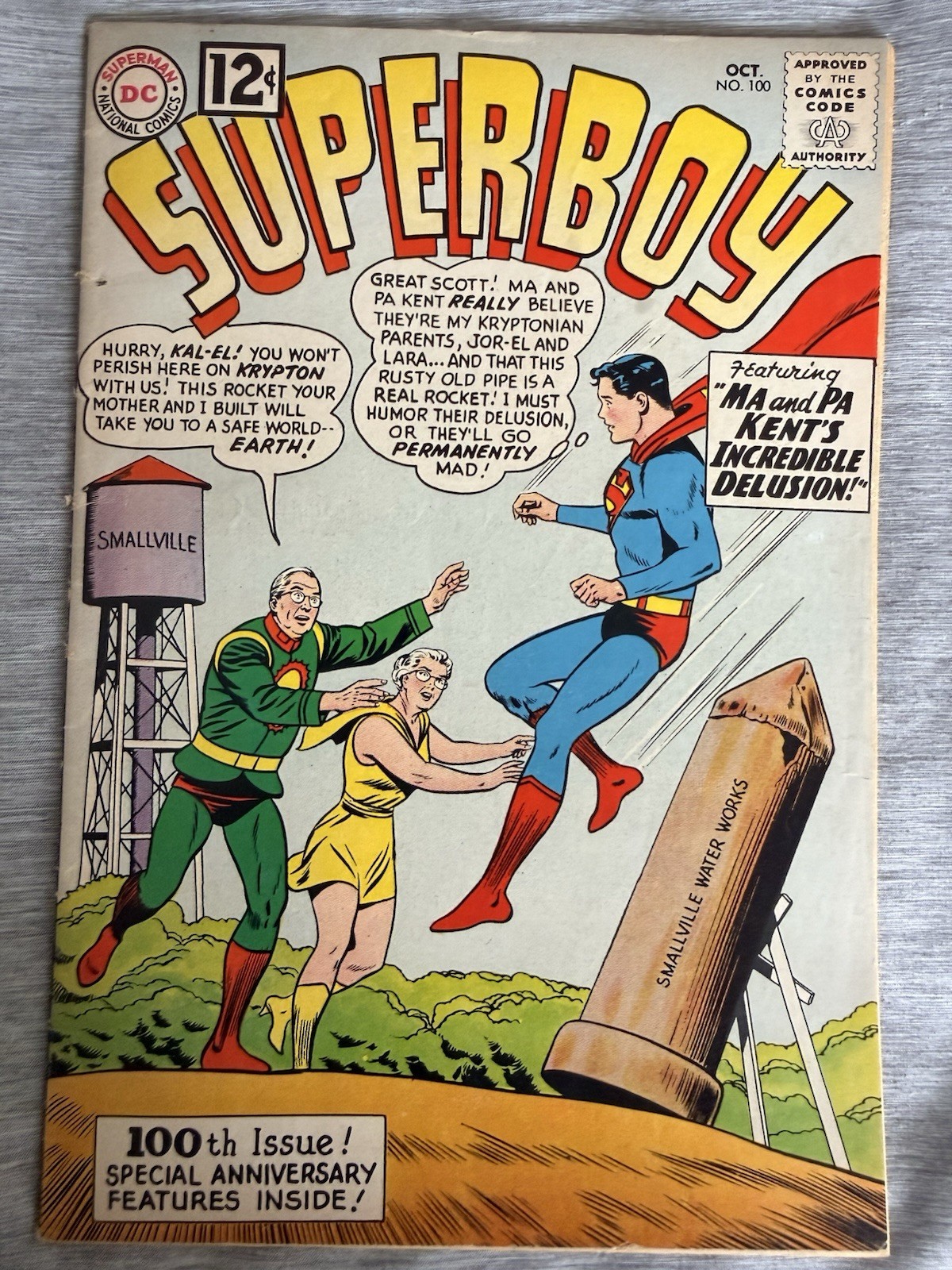 Superboy #100 - 1949 Series DC Comics - Fair /Fine - Oct. 1962 Issue
