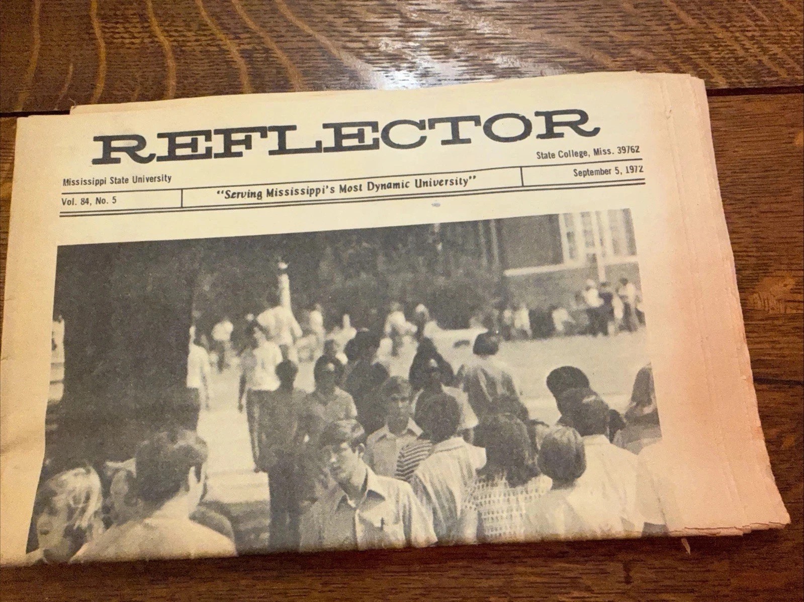 REFLECTOR Vintage Student Newspaper Mississippi State Univ Vol 84 No 5 Sept 1972