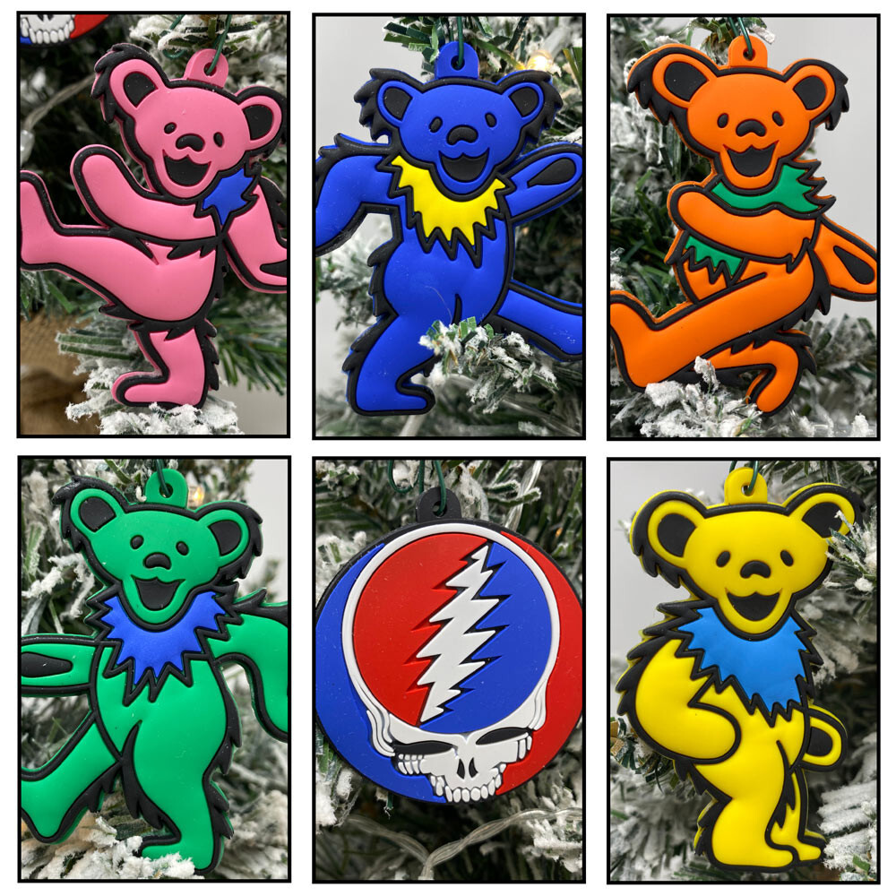 The Grateful Dead Dancing Bears Christmas Ornaments Set of 6 Ornaments Brand New The Grateful Dead Dancing Bears Christmas Ornaments Set of 6 Ornaments Brand New