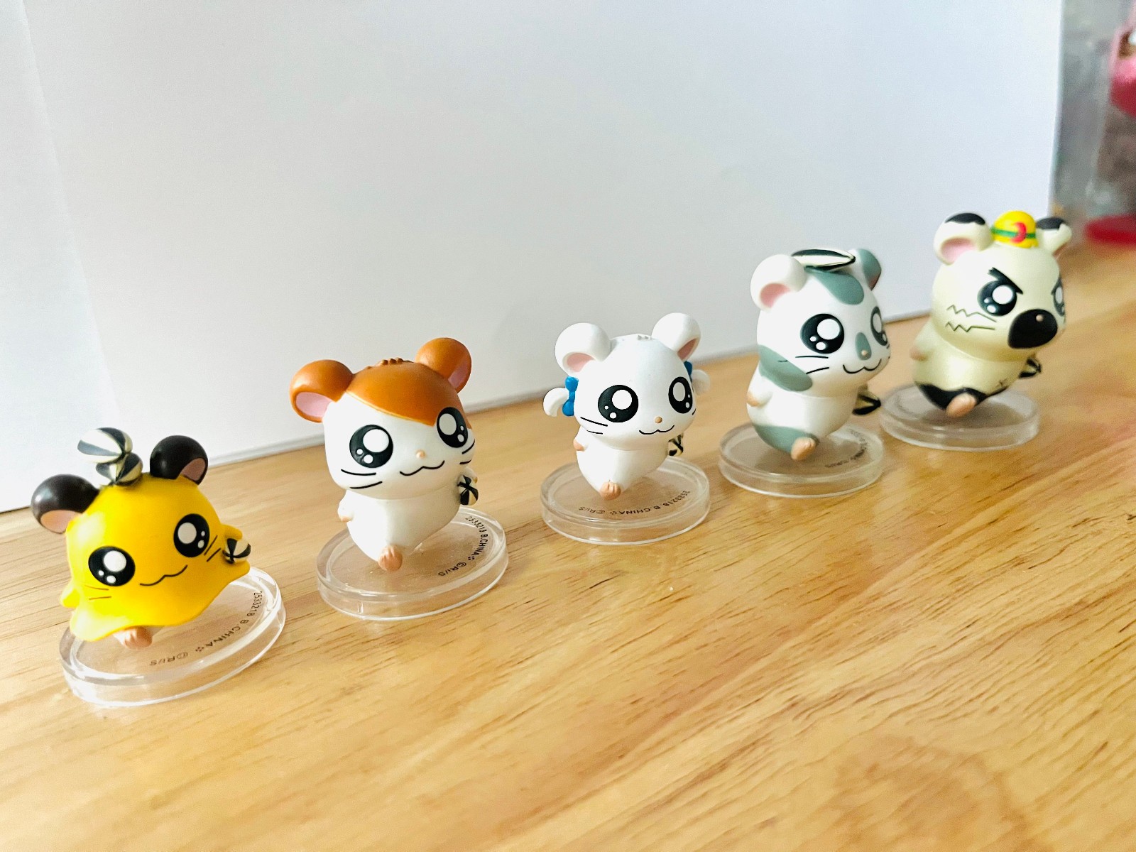 Tottoko  Hamtaro Narabun 5-Set Mini Figures Big March Collection