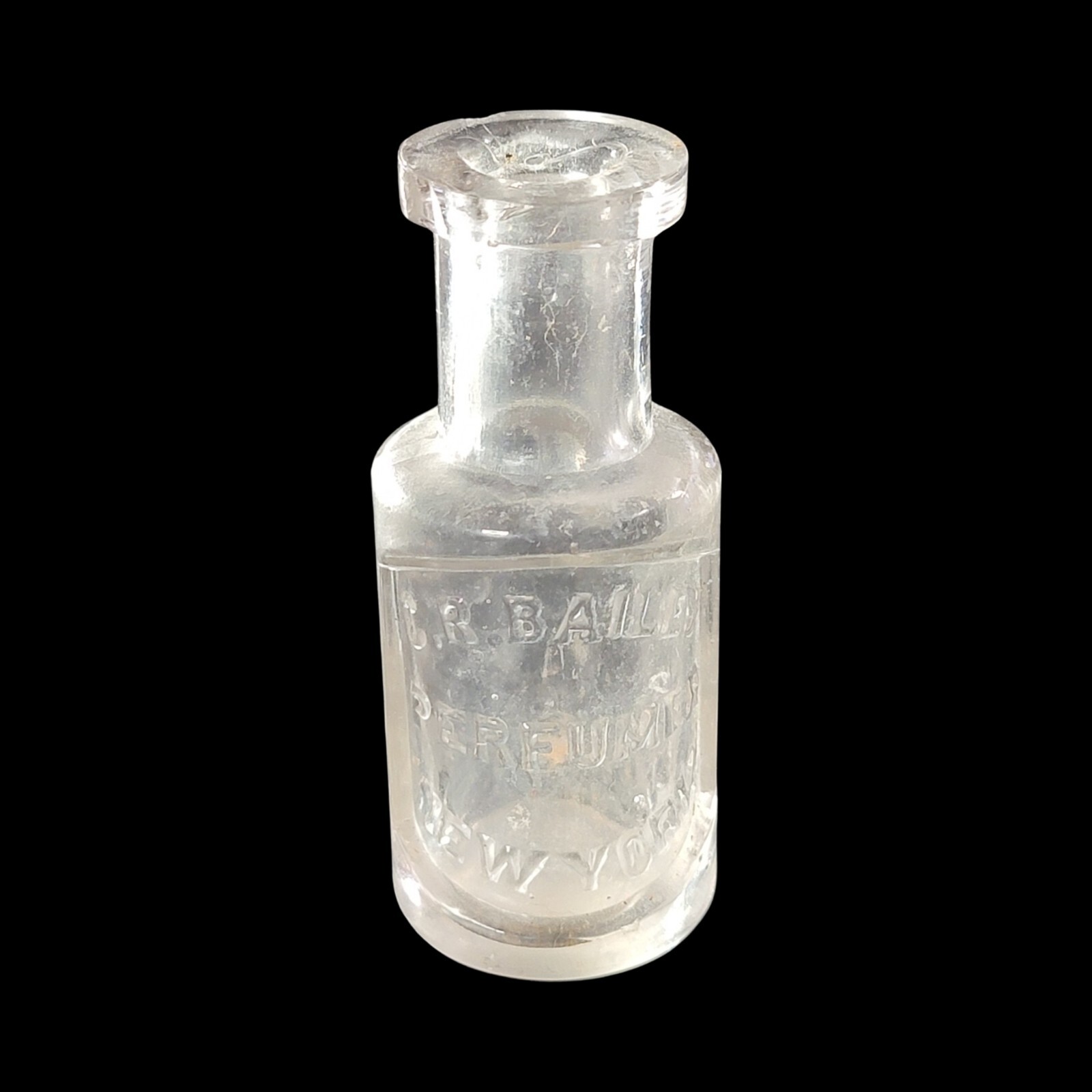 Antique C.R. Bailey Perfumer New York Perfume Bottle Clear Glass📦 Antique C.R. Bailey Perfumer New York Perfume Bottle Clear Glass📦