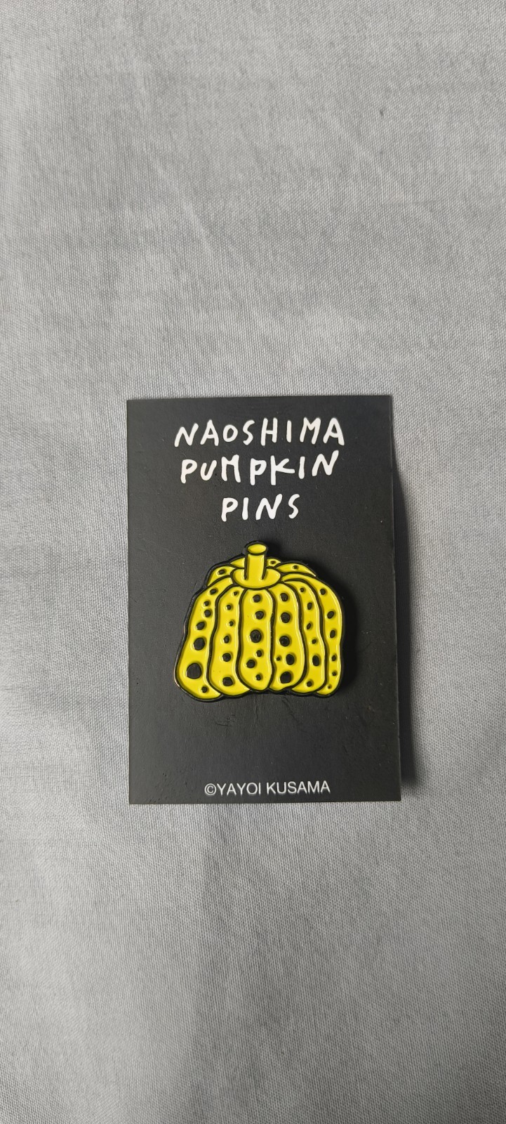 Yayoi Kusama Yellow Pumpkin Pin Badge Naoshima Limited Japan Rare