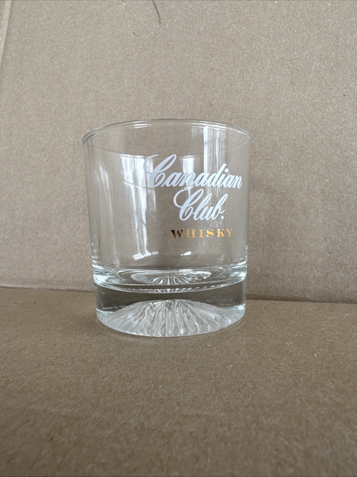 Canadian Club Whiskey Tumbler Lowball Rocks Glasses