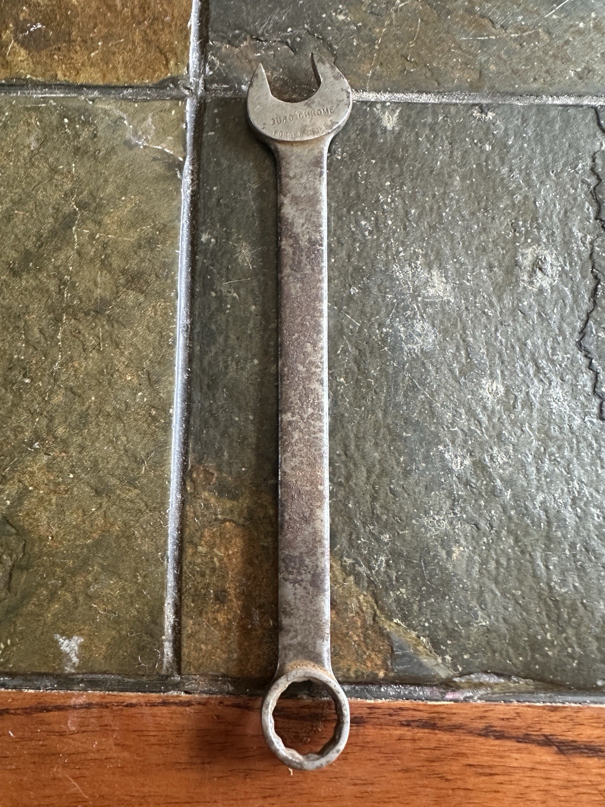 Vintage Duro-Chrome 2235 5/8” Combination Wrench Forged in USA 8”