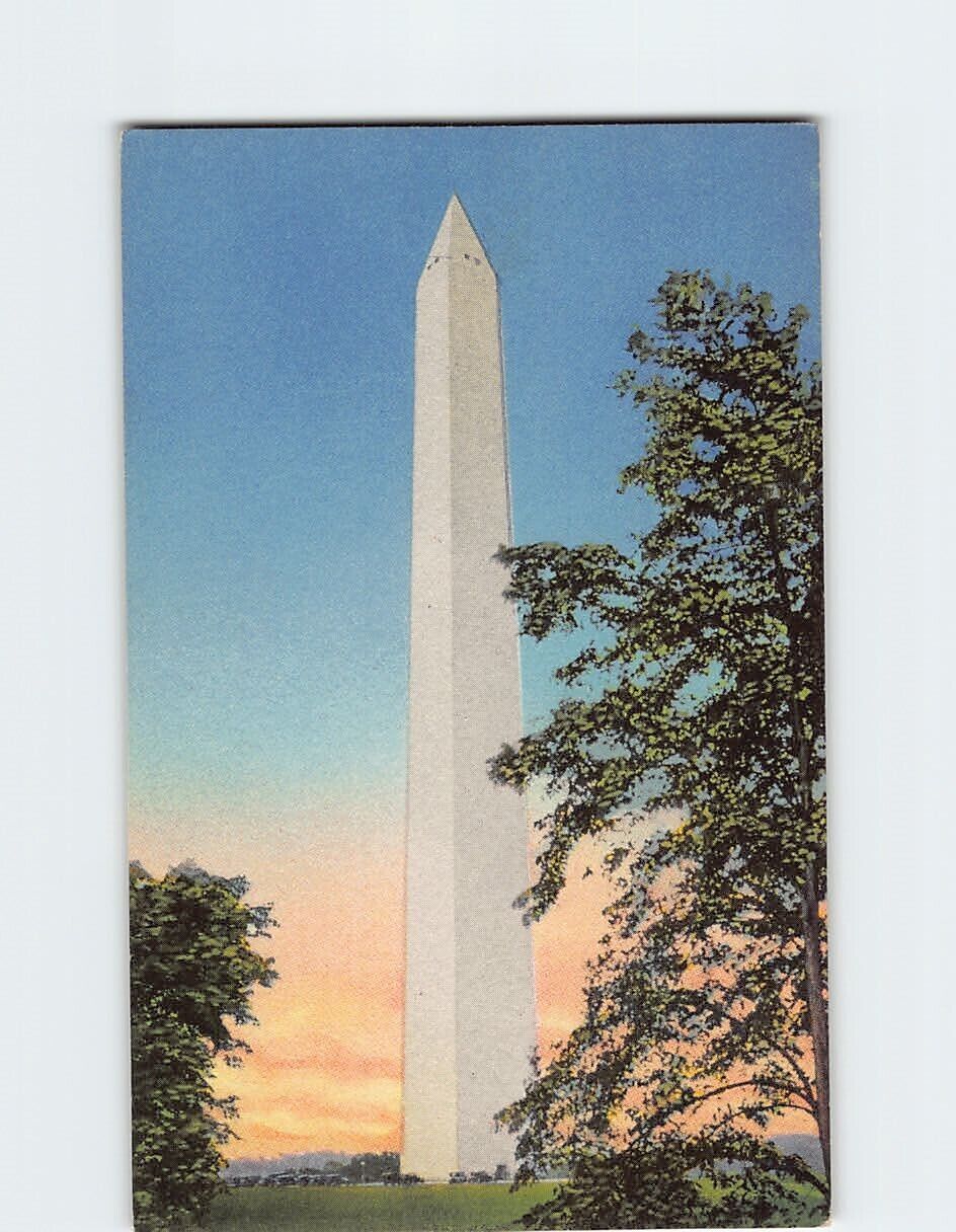 Postcard Washington Monument Washington DC USA