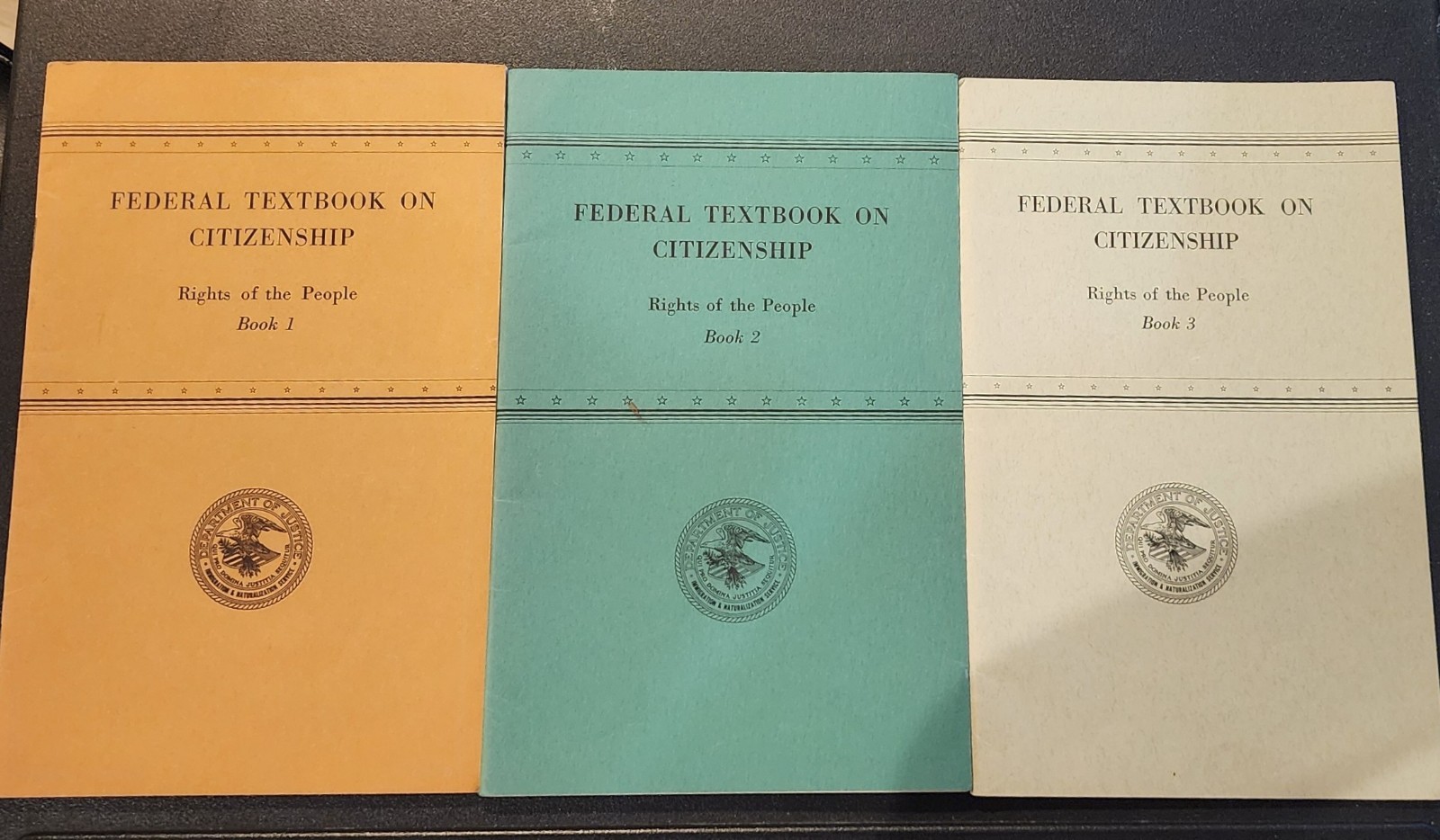 Vintage Federal Textbook On Citizenship Rights of the People Book 1, 2 & 3 -1943 Vintage Federal Textbook On Citizenship Rights of the People Book 1, 2 & 3 -1943