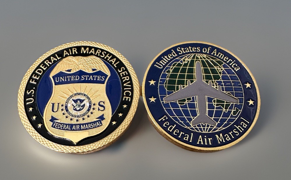 U S Federal Air Marshal Challenge Coin ·IN STOCK· ·FAST SHIPPING· ·NEW·
