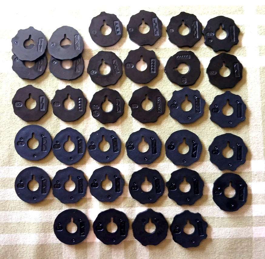 36 Sewing Machine Cams Flat Discs 306 316 319 320 328 338 Singer and Other