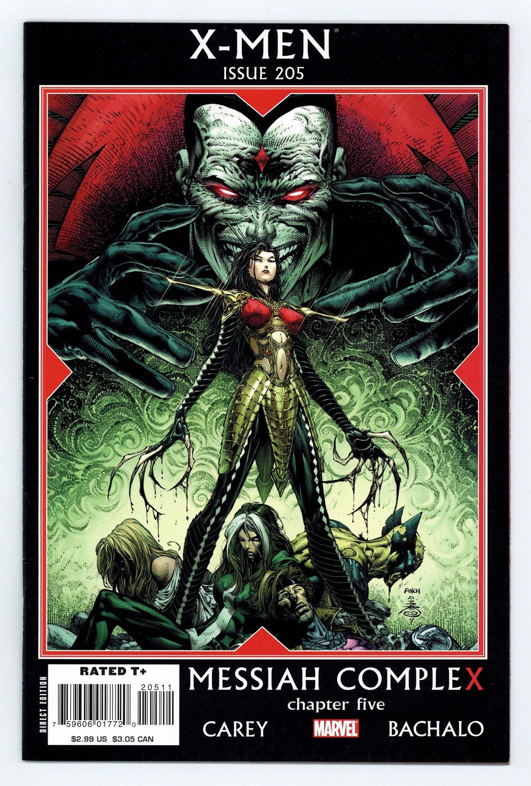 X-Men #205A Finch 1st Printing VF 8.0 2007 1st app. Hope Summers