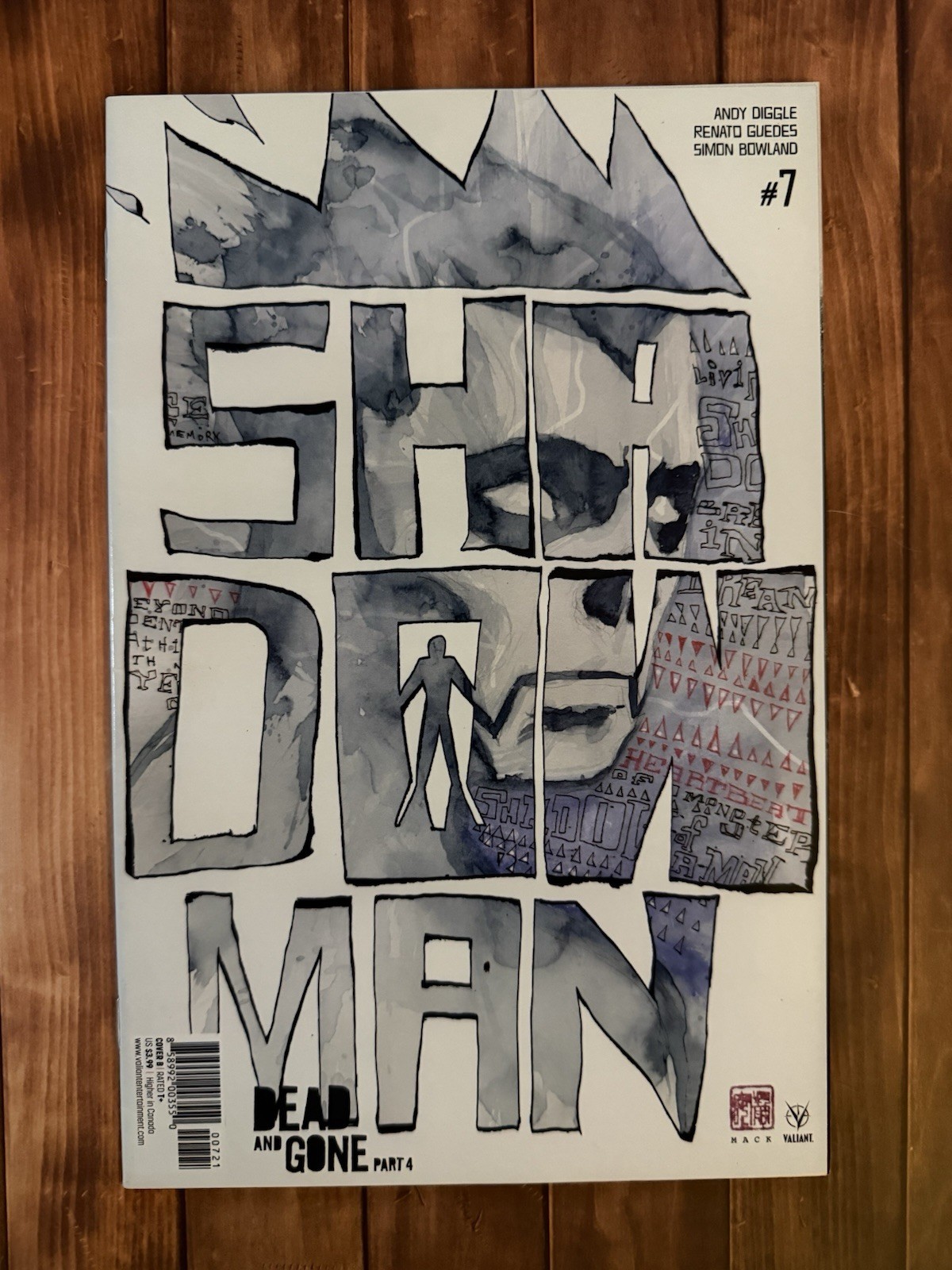 Shadowman (2018) #7 Cover B-David Mack (Valiant Comics Entertainment...