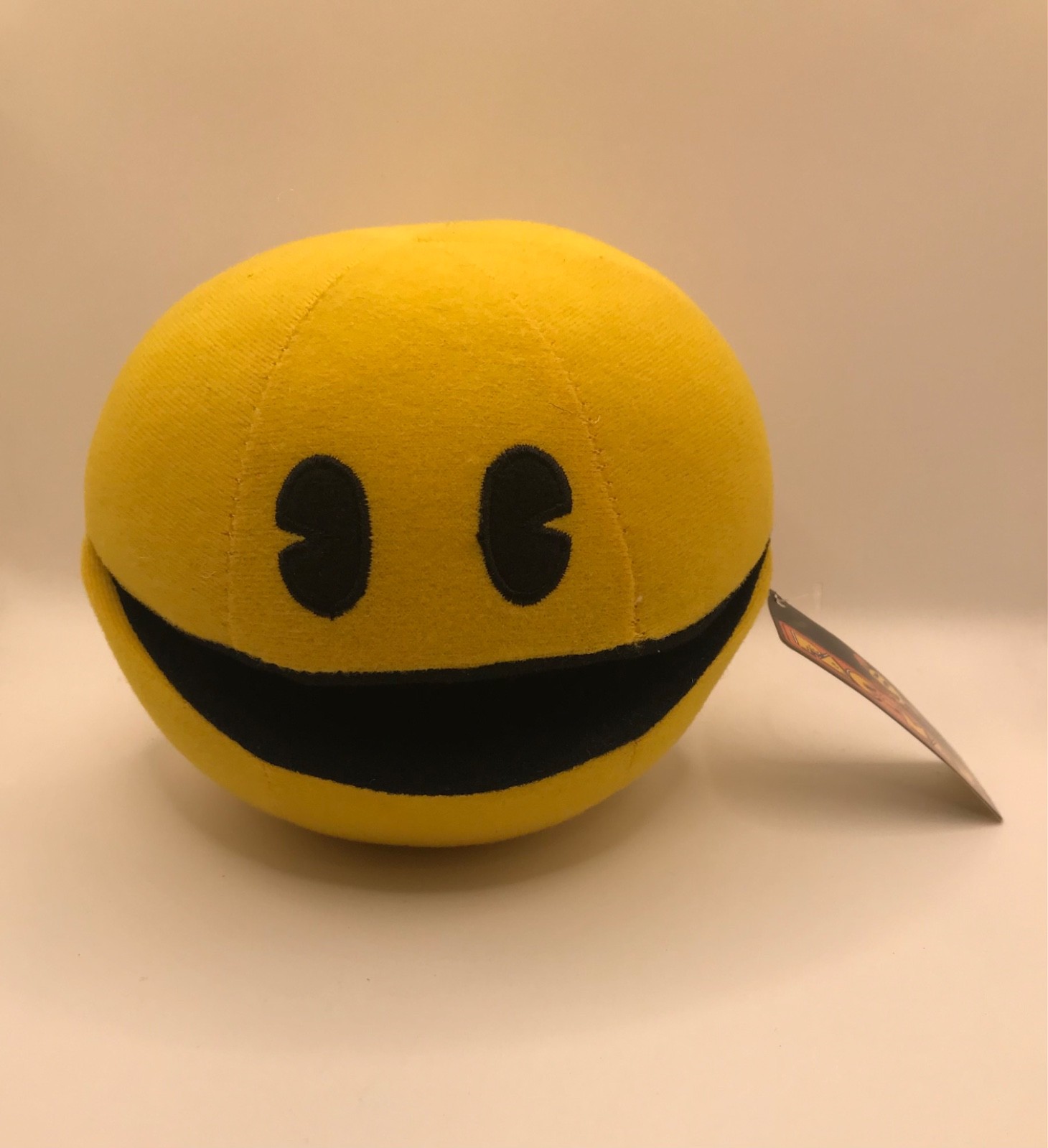 Vintage RARE Namco Yellow PacMan Plush 5\ Vintage RARE Namco Yellow PacMan Plush 5\
