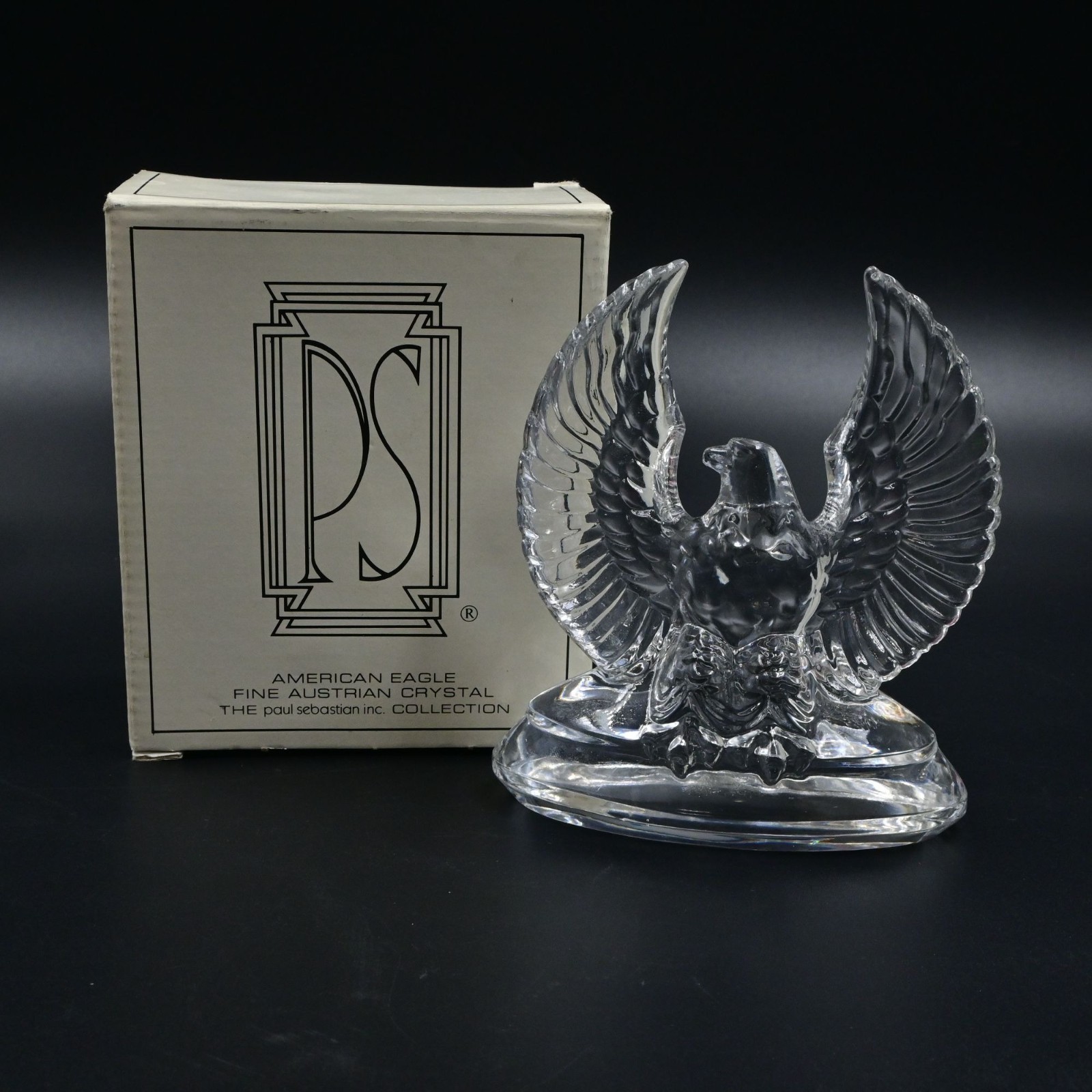 American Eagle Fine Austrian Crystal by Paul Sebastian PS 24% Stolzle Kristall American Eagle Fine Austrian Crystal by Paul Sebastian PS 24% Stolzle Kristall