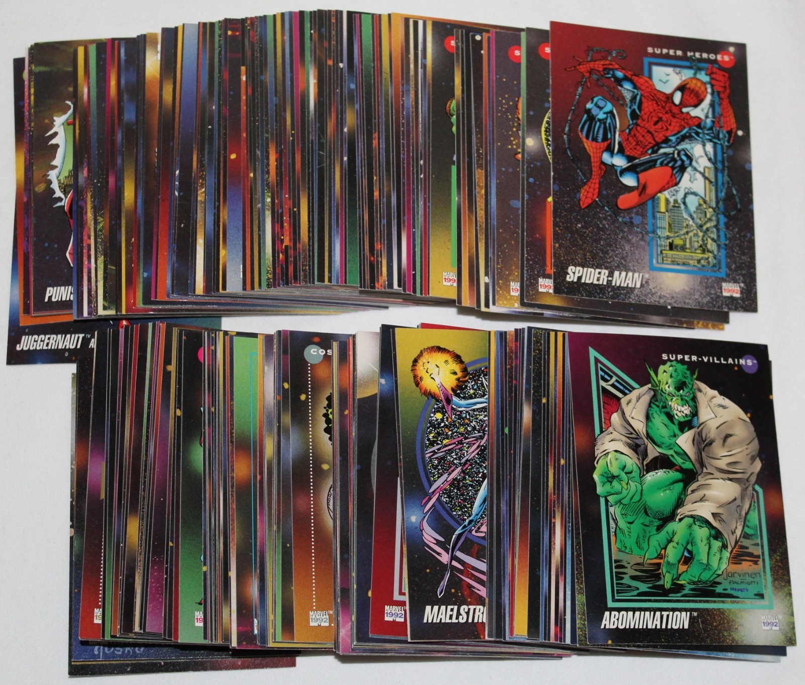 1992 Impel MARVEL UNIVERSE Trading Card Series 3 Complete Set Cards 1-200