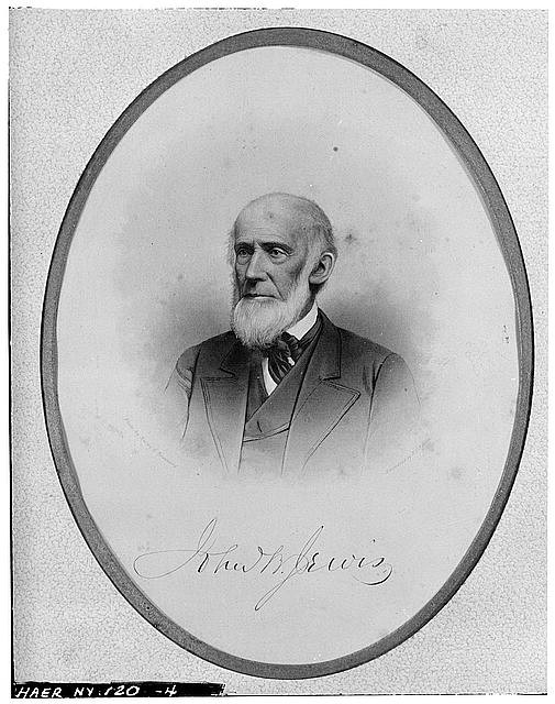 Photo:John B Jervis 1800s Portrait Signed Railroad Engineer