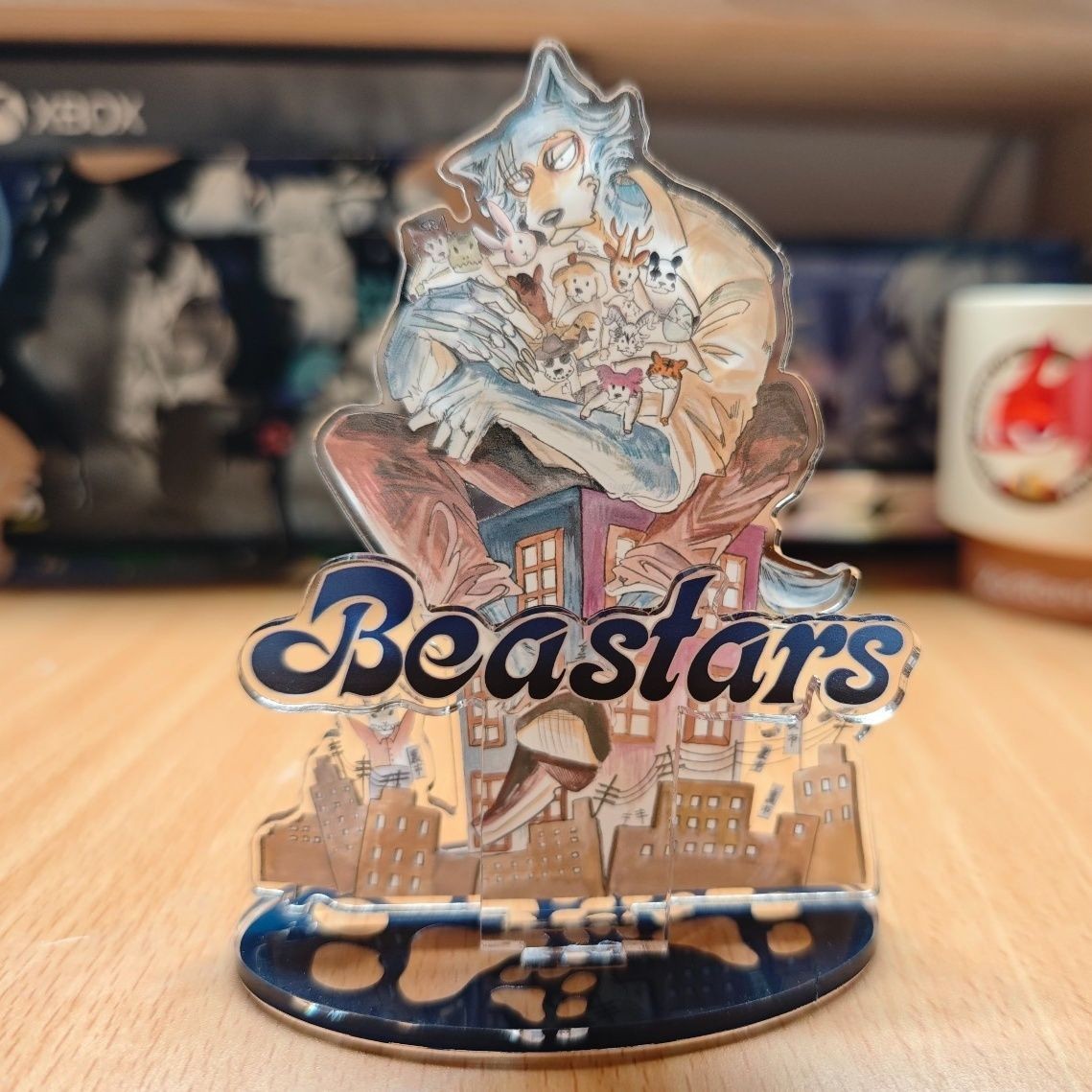 Beastars Gray Wolf Legoshi Haru Louis Acrylic Standing Figure Decorative Model