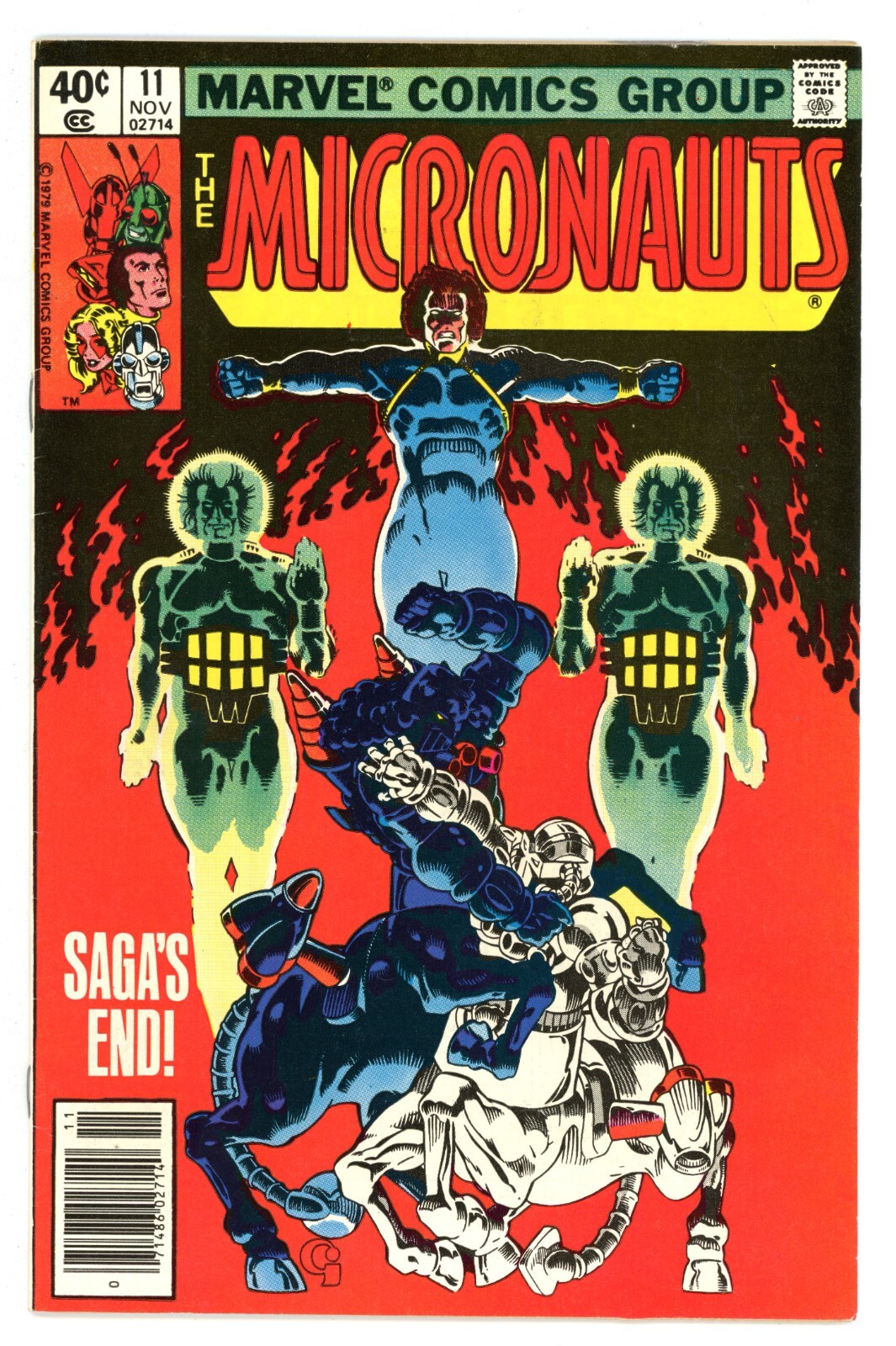 Micronauts #11  -  First Print 🔺VF