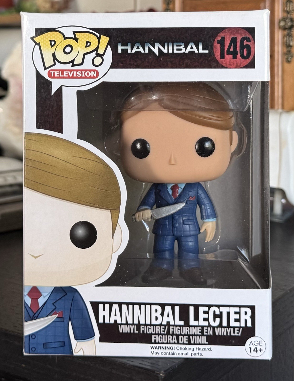 Funko POP Television: HANNIBAL LECTER #146 Hannibal TV Series in HARD STACK