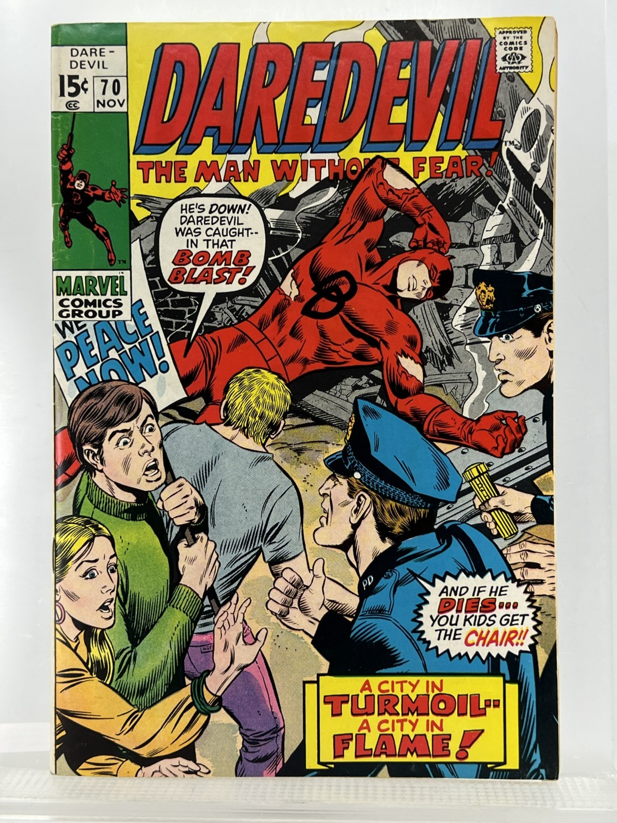 Daredevil 70 ~Est. Low 9s ~OW pgs ~Lies Flat ~High Reflectivity ~Solid Spine