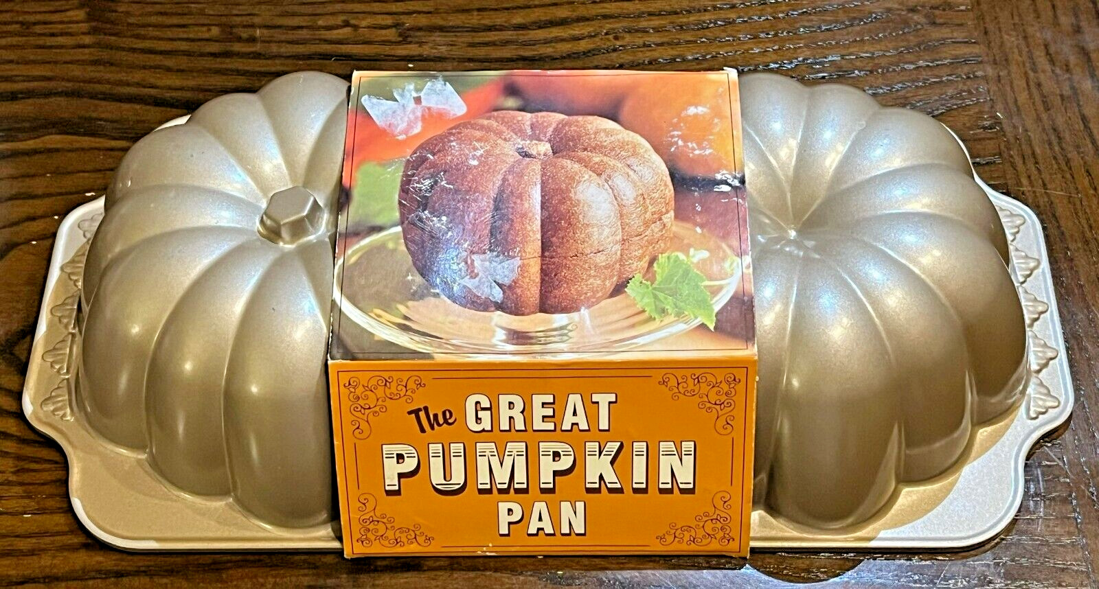 The Great Pumpkin Pan Williams-Sonoma Nordic Ware Bundt Cake Vtg 2004 USA - NEW