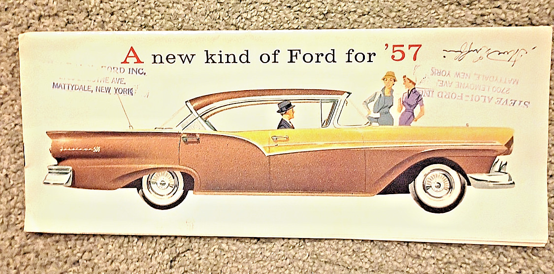 1957 Ford Sales Brochure All Models/ Original 1957 Ford Sales Brochure All Models/ Original
