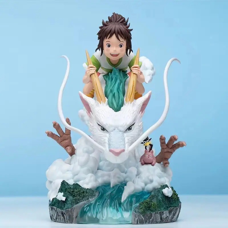 Spirited Away Chihiro Haku PVC Anime Figure Collectible Model Display Toy