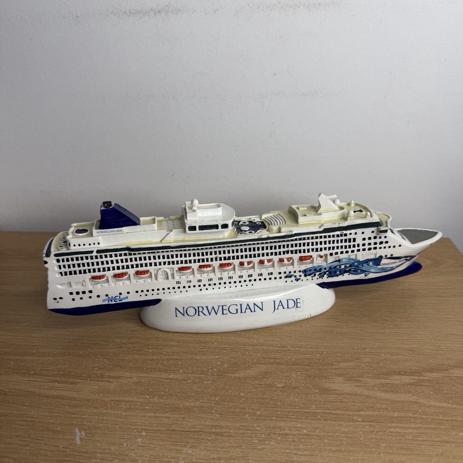 NCL Norwegian Cruise Line Jade Officially Licensed Ship Model No Box - Vintage