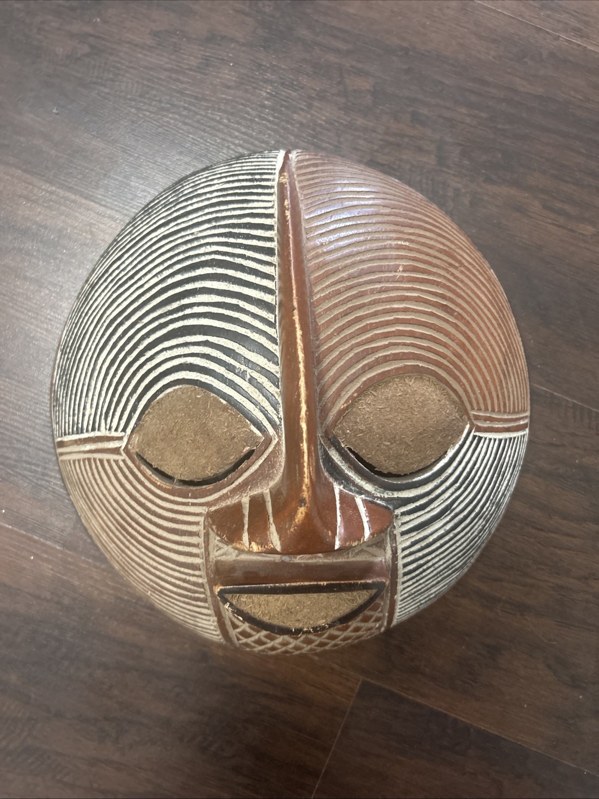 African Songye Kifwebe Style Wood Mask Zaire Congo Hand Carved Tribal Art