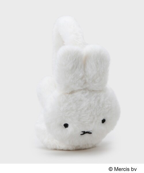 ◆Express Shipping◆ Miffy x OPAQUE.CLIP Faux Fur Earmuffs White Japan NEW