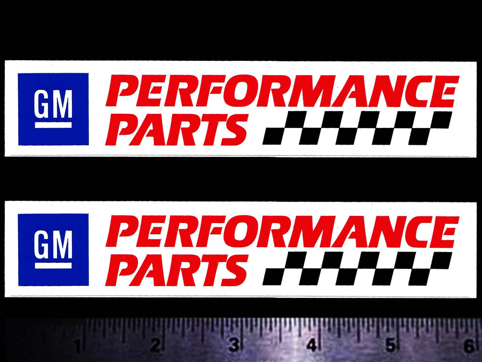 GMParts Set of 2 Orig. Vintage Racing Decal/Stickers CHEVY Pontiac OLDS Corvette GMParts Set of 2 Orig. Vintage Racing Decal/Stickers CHEVY Pontiac OLDS Corvette