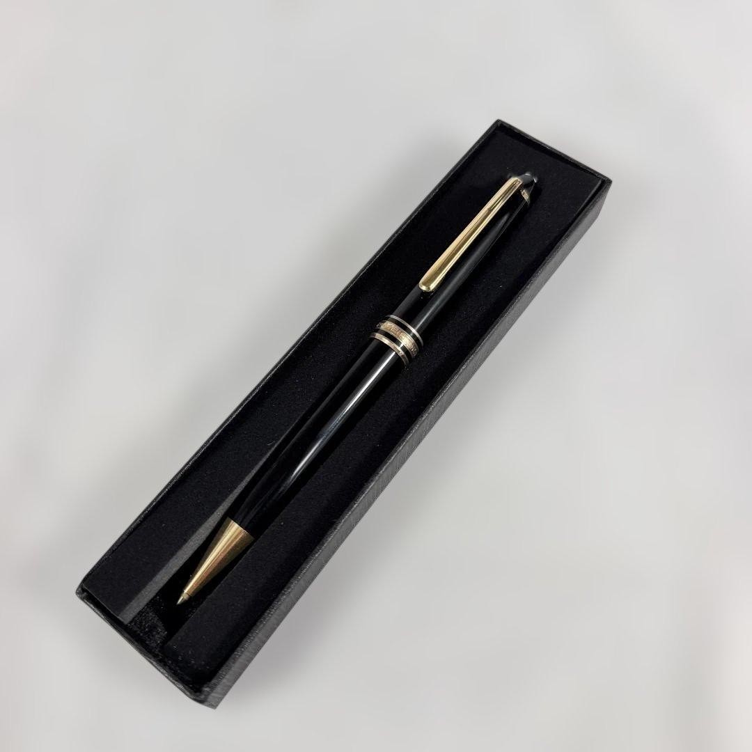 MONTBLANC Meisterstuck 164 Ballpoint Pen F7-36 Black Silver Used